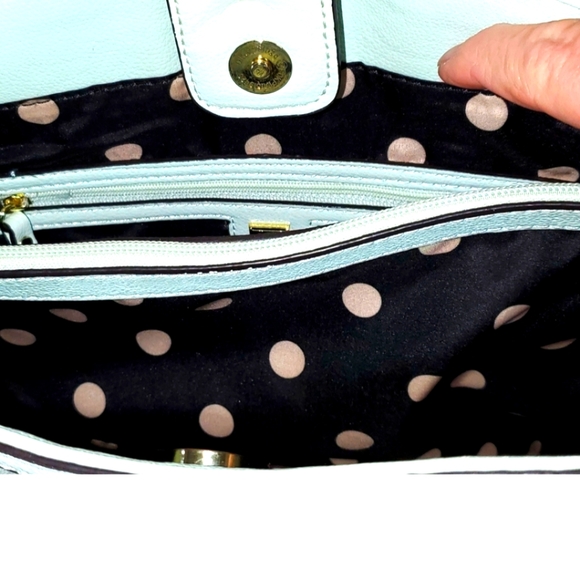 Anne Klein Light Green Tote Handbag - Picture 5 of 6